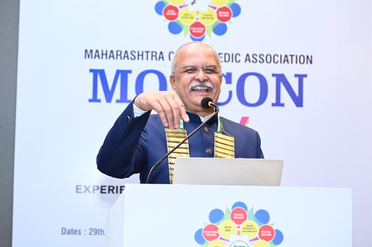 Dr. Rajendra Abhyankar at Maharashtra Orthopaedic Association programme